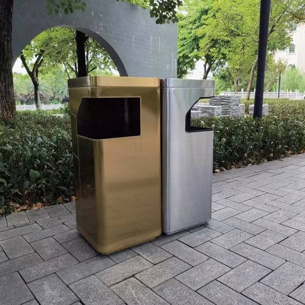 Modern Rectangular Dustbin for Home or Office Use