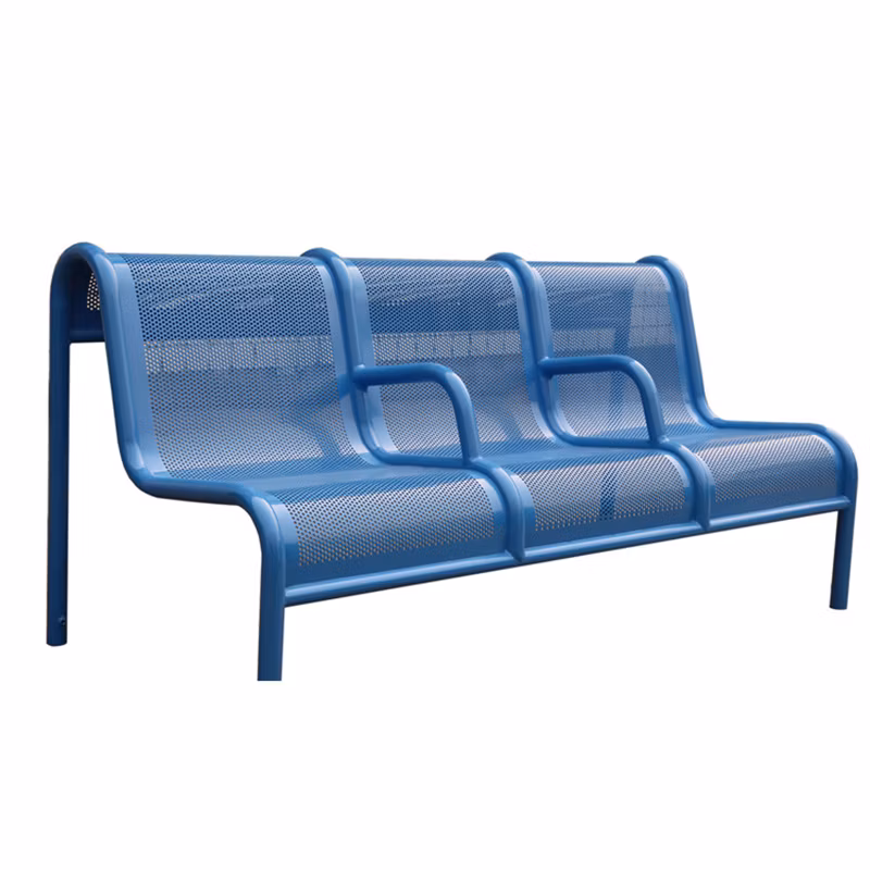 Outdoor Park Outside Public Garden 2 3 Seater Seating Bench with Arm