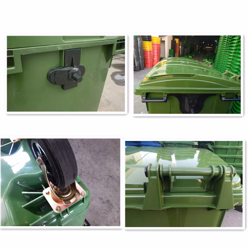 HDPE Outdoor Plastic Dustbin/ Plastic Waste Bin/Plastic Garbage Container