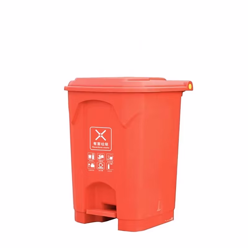 Garbage Pail Guaranteed Quality Proper Price High Quality Wholesale Classified Indoor Plastic Wastebasket with Pedal Lid Wastebasket