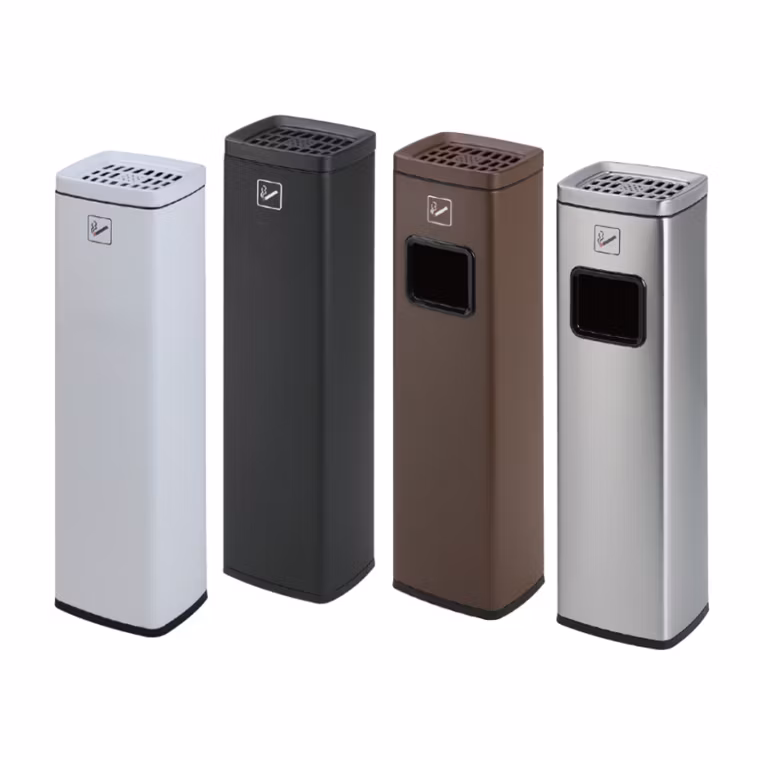 Plastic Stainless Commercial Can Rust-Resistant Steel Receptacle Ash Bin for Conference Room