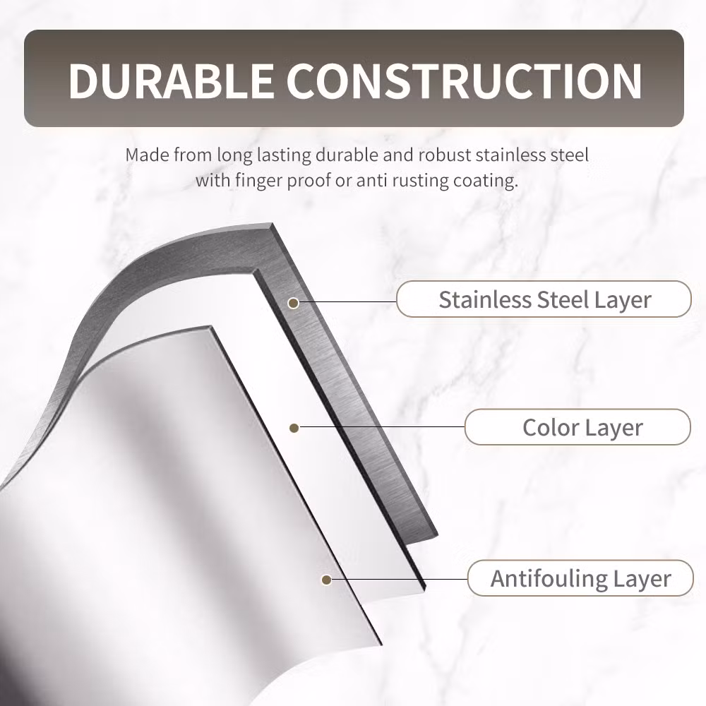 Contemporary 5L Dustbin in Durable Stainless Steel for Stylish Bathrooms