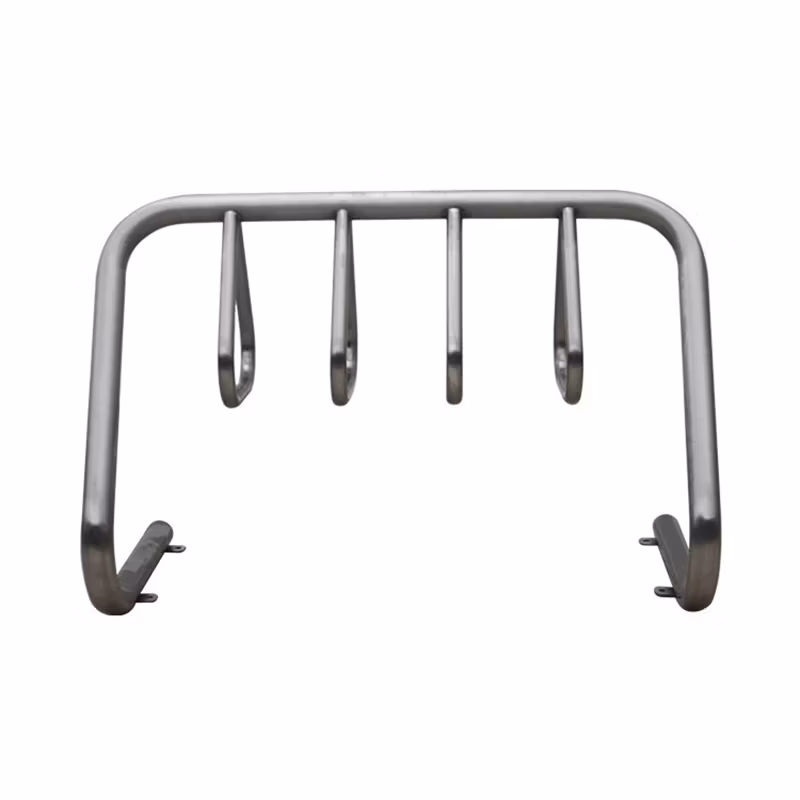 Custom Outdoor Metal Bicycle Parking Rack Heavy Duty Universal Bike Display Stand