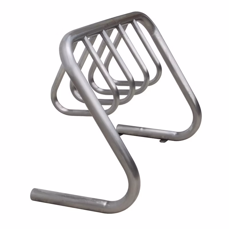 Custom Outdoor Metal Bicycle Parking Rack Heavy Duty Universal Bike Display Stand