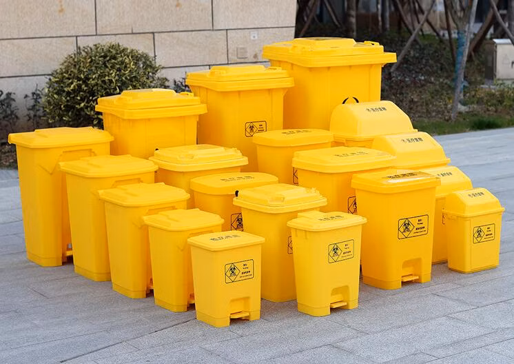 15L /20L/30L/40L Small/Large Medical Hospital Clinc Waste Pedal Plastic Garbage Bin