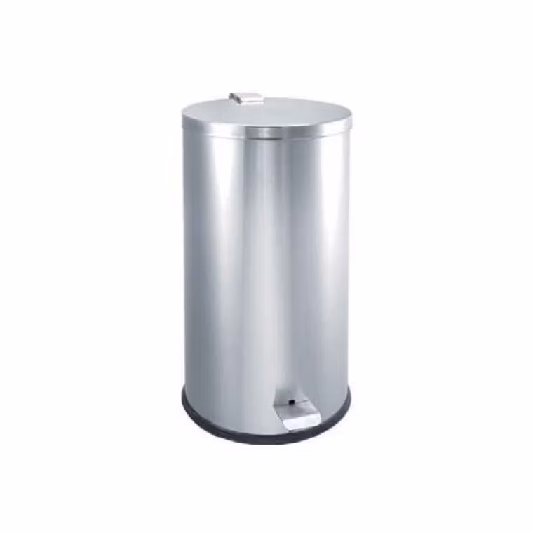 Plastic Trash Rust-Resistant Waste Receptacle Metal Rubbish Bin for Conference Room