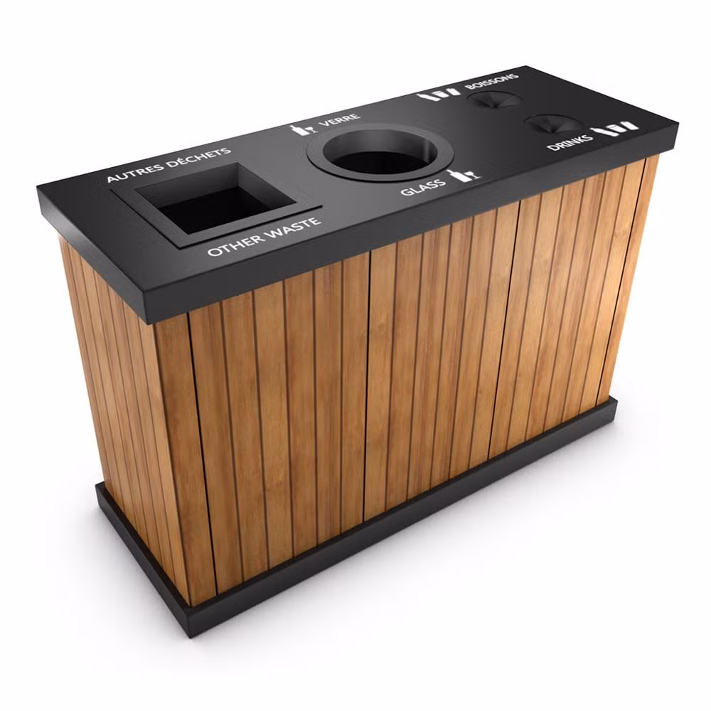 Chic and Durable Waste Container for Home and Office Use