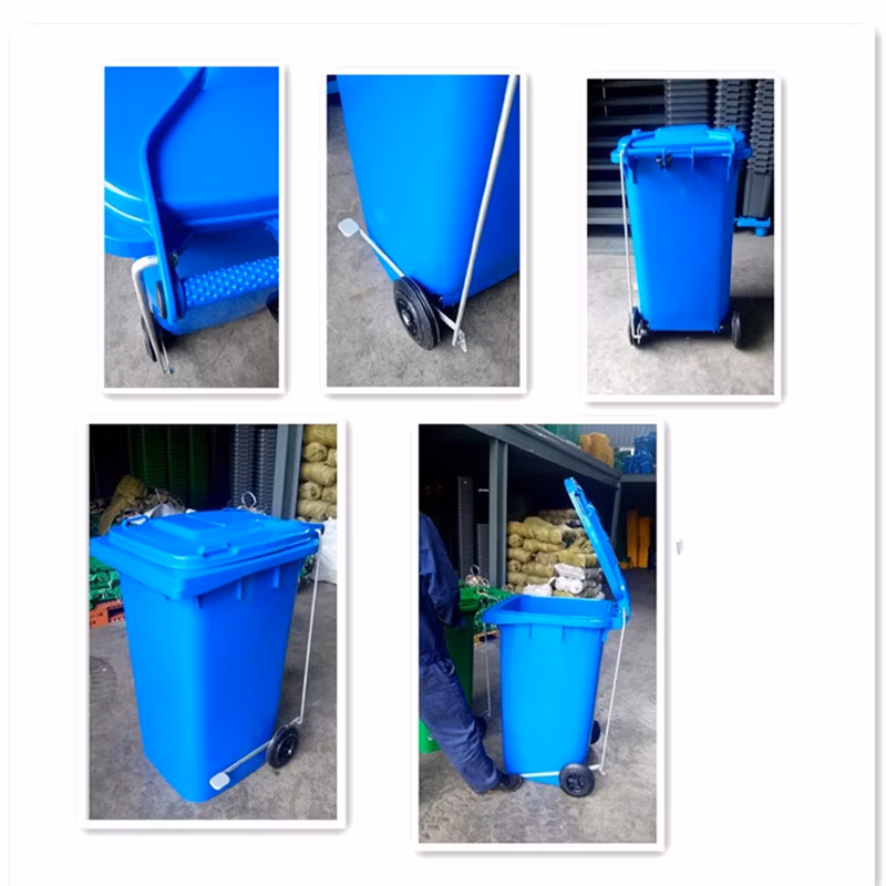 HDPE Outdoor Plastic Dustbin/ Plastic Waste Bin/Plastic Garbage Container