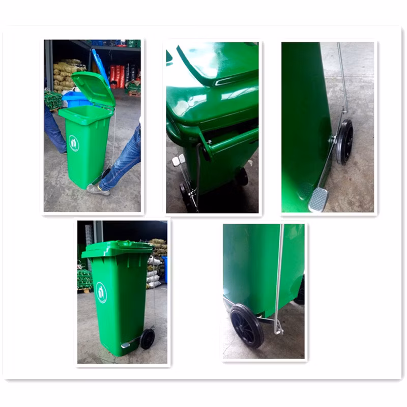 HDPE Outdoor Plastic Dustbin/ Plastic Waste Bin/Plastic Garbage Container