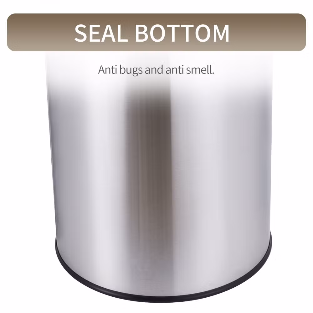 Full Size 12L 27L 35L 50L 70L 90L Round Recycling Bins for Public Spaces Waste Management Indoor Outdoor for Households Shopping Malls Push Bin