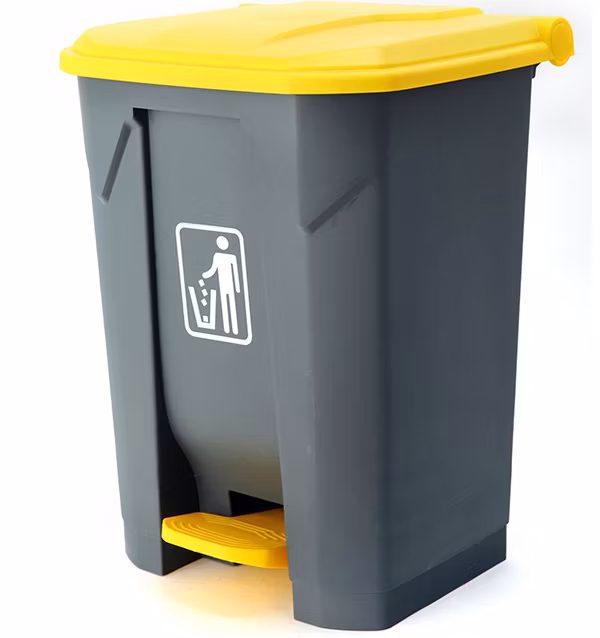 Shenone Stable Plastic Material Medical Foot Pedal Rectangular Convenient Large Capacity 87L Trash Can/Garbage Bin/Waste Bin