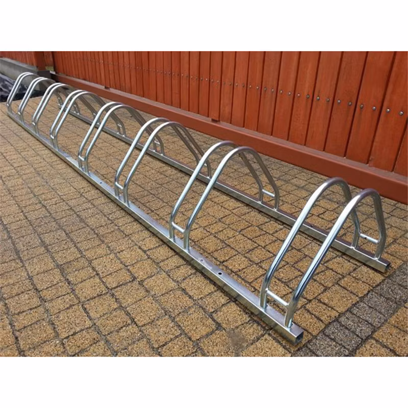 Outdoor Indoor Metal Bicycle Stand Residential Bike Storage Rack Cycle Center Stand
