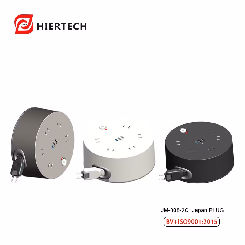 HIERTECH High-end JP plug automatic retractable Extension Socket