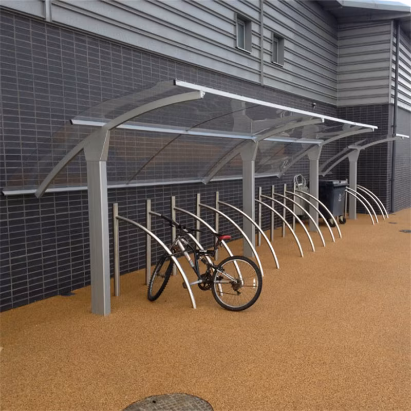 Outdoor Metal Bike Secure Storage Rack Road Bicycle Parking Stand for Sale
