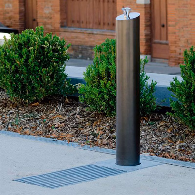 Pedestrian Fixed Steel Anti Crash Traffic Barrier Metal Driveway Security Road Bollard