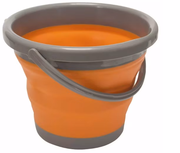 Foldable Household Cleaning Round Bucket New Type Plastic Collapsible Water Buckets for Camping Fishing