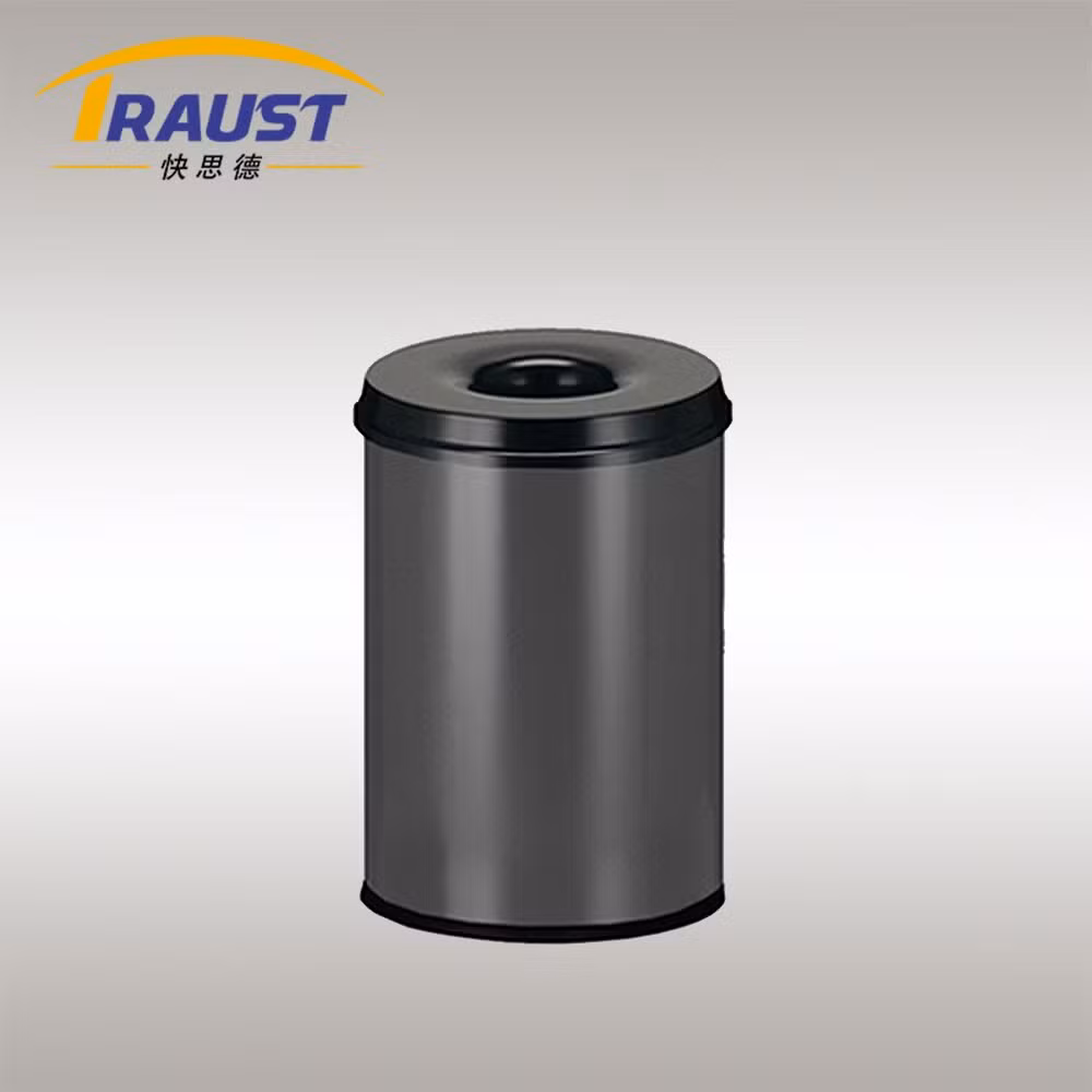 Traust Manufacturer Street Garden Park Standing Litter Bin Trash Can