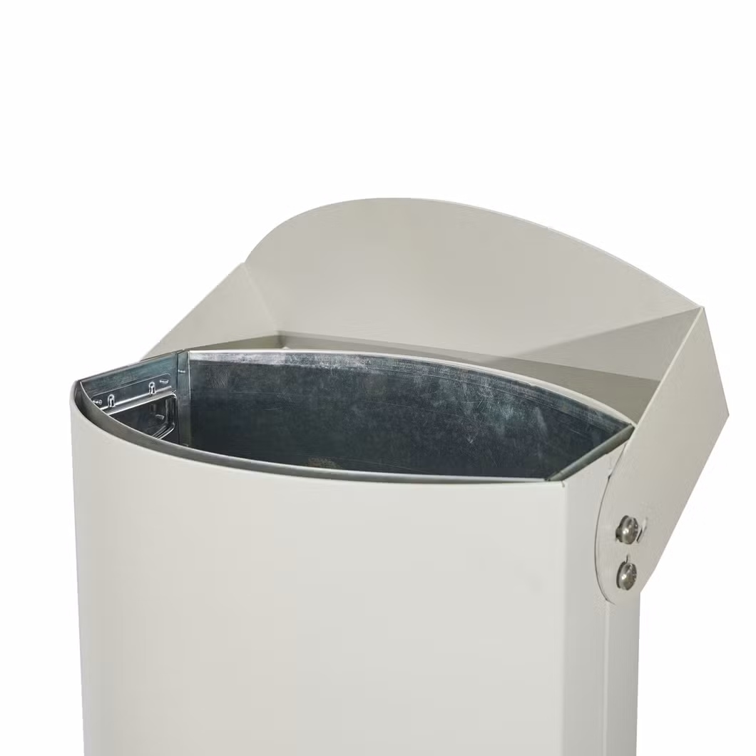 Large Classified Metal Compartments Trash Recycling Bins for Home Office