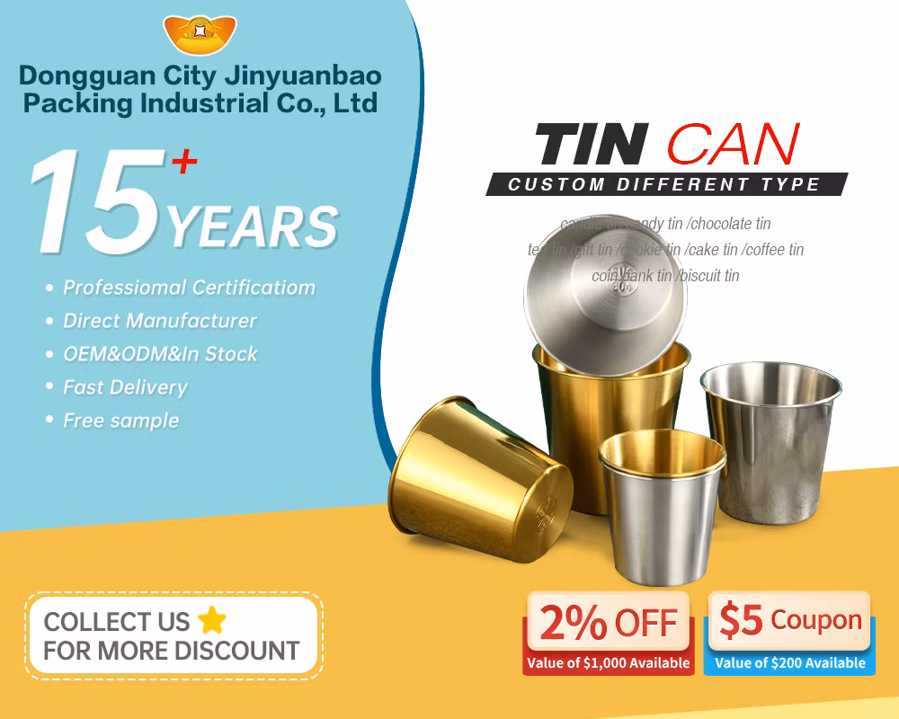 0.7/1.1/1.7L Handle Ice Metal Tin Bucket for Ice/Beverage/Beer/Food Storage