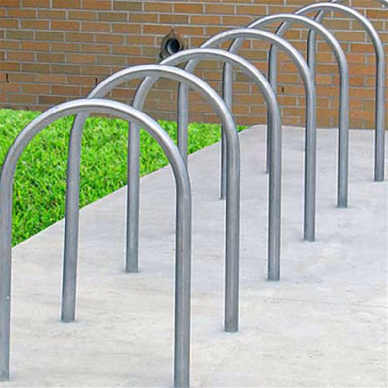 Outdoor Metal Bike Storage Rack Street Road Steel Vertical Bicycle Parking Stand