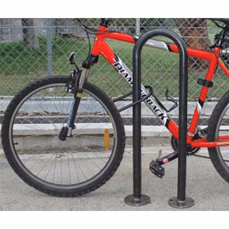 Outdoor Metal Bike Storage Rack Street Road Steel Vertical Bicycle Parking Stand