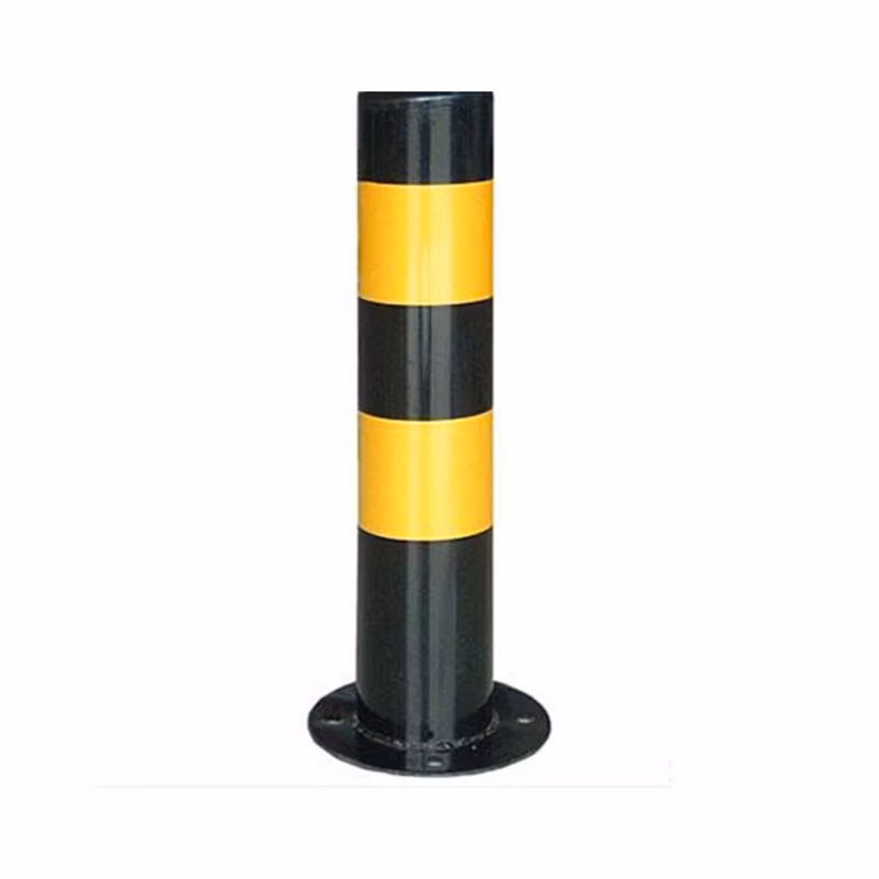 Street Driveway Stainless Steel Manual Removable Traffic Barrier Pavement Crowd Security Bollard