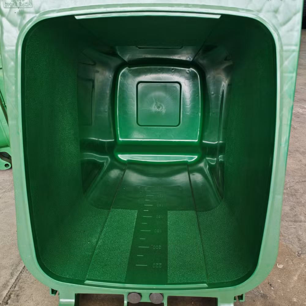 Low Price 100/120/240/360L Public Outdoor Foot Pedal Outside Mobile Plastic Trash Rubbish Wheelie Garbage Waste Bin with Wheel Lid