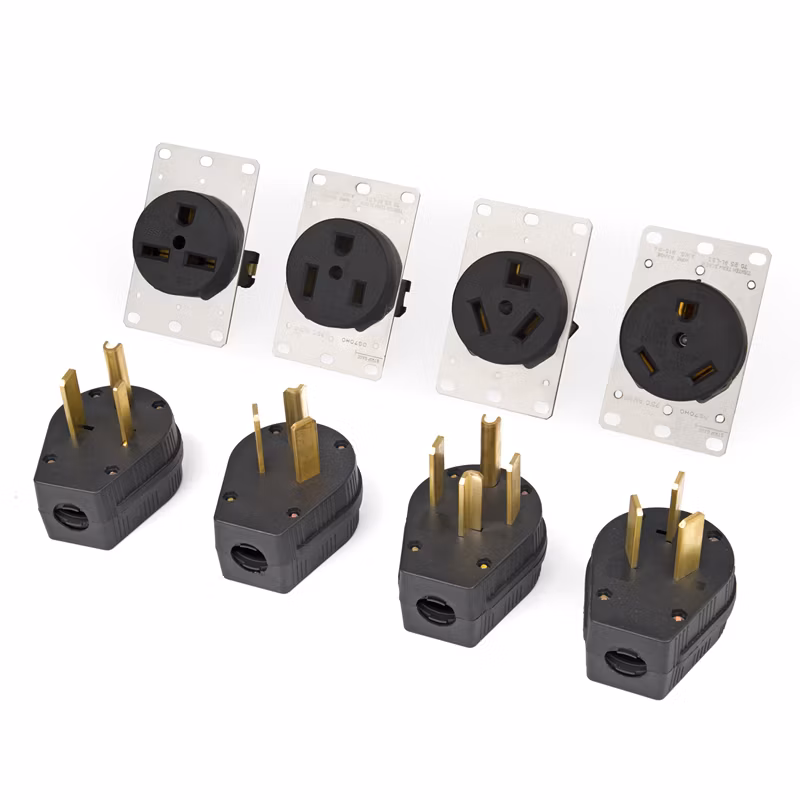 NEMA 14-50r 50 AMPS RV Receptacle 3-Pole 4-Wire 4-Prongs Dryer Receptacle