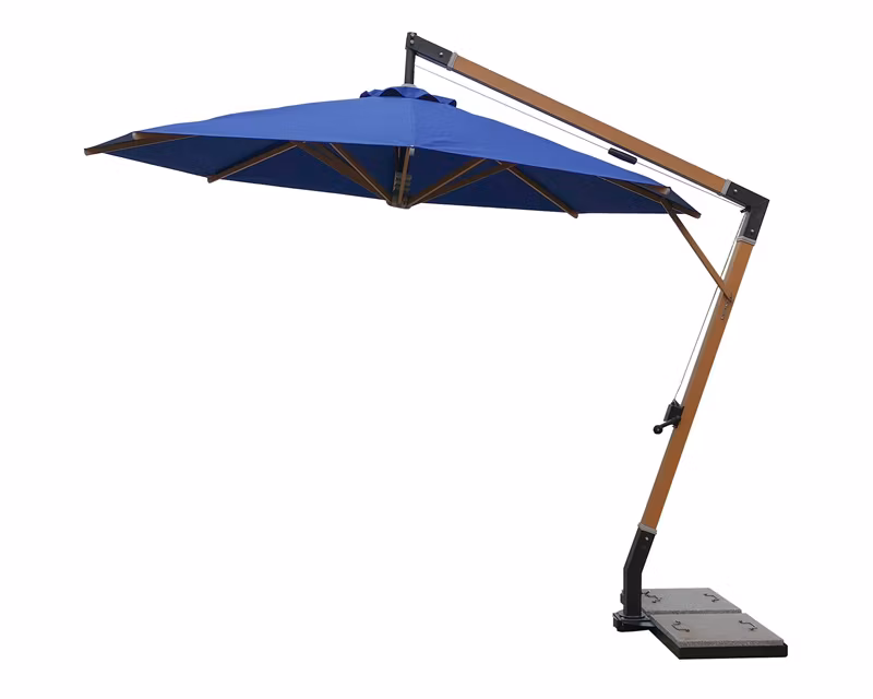 Custom Outdoor Part Commercial Sun Umbrellas Garden Beach Heavy Duty Red Parasol