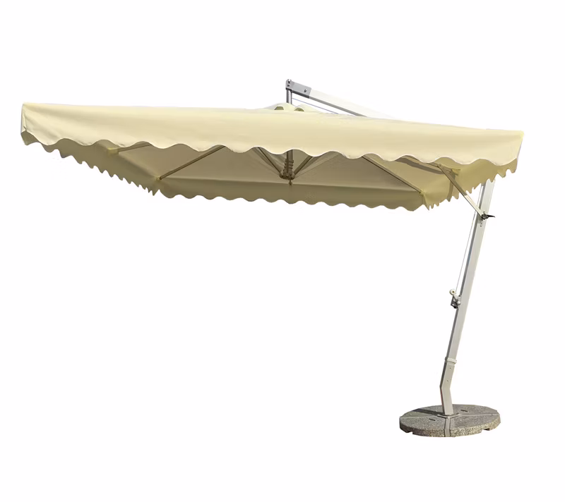 Custom Outdoor Part Commercial Sun Umbrellas Garden Beach Heavy Duty Red Parasol