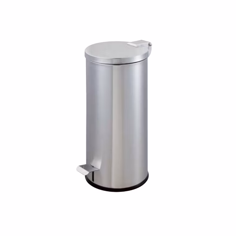 Plastic Trash Rust-Resistant Waste Receptacle Metal Rubbish Bin for Conference Room