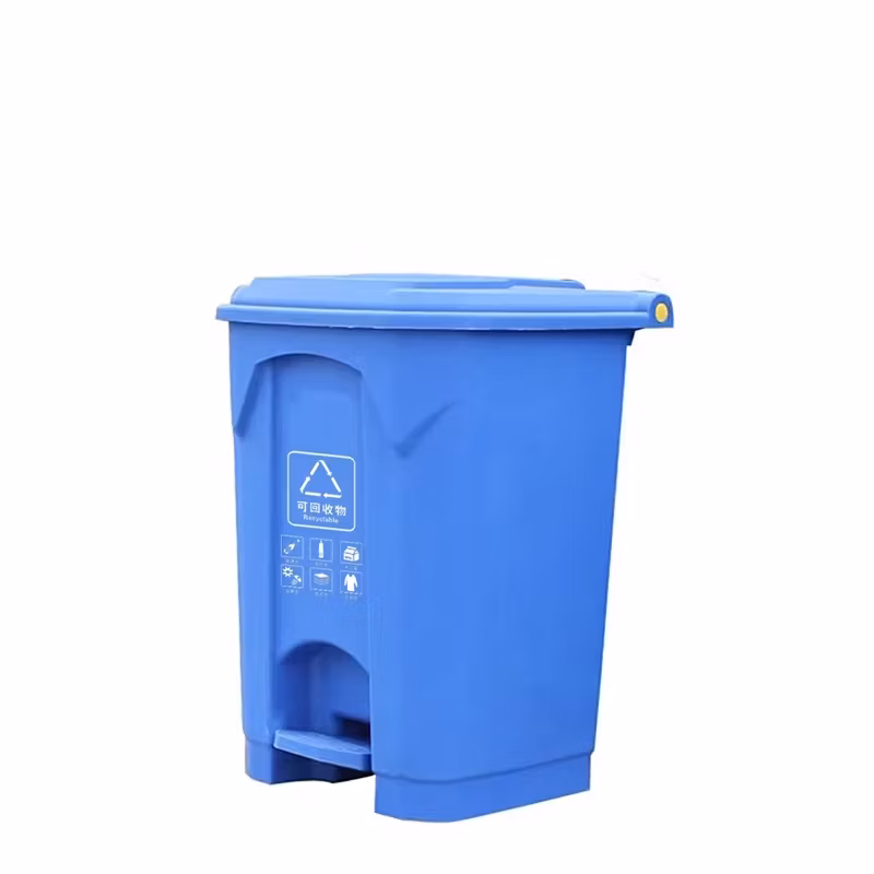 Garbage Pail Guaranteed Quality Proper Price High Quality Wholesale Classified Indoor Plastic Wastebasket with Pedal Lid Wastebasket
