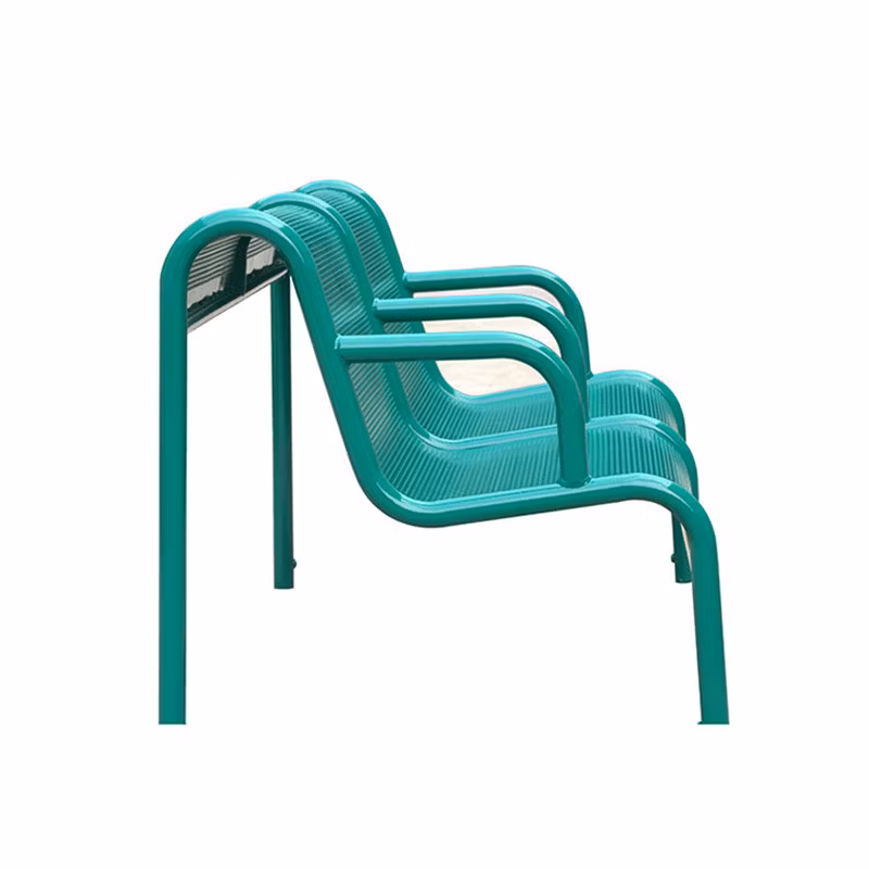 Outdoor Park Outside Public Garden 2 3 Seater Seating Bench with Arm
