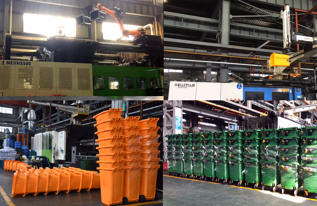 240L HDPE Recyclable Plastic Pedal Rubbish Bin for Sale
