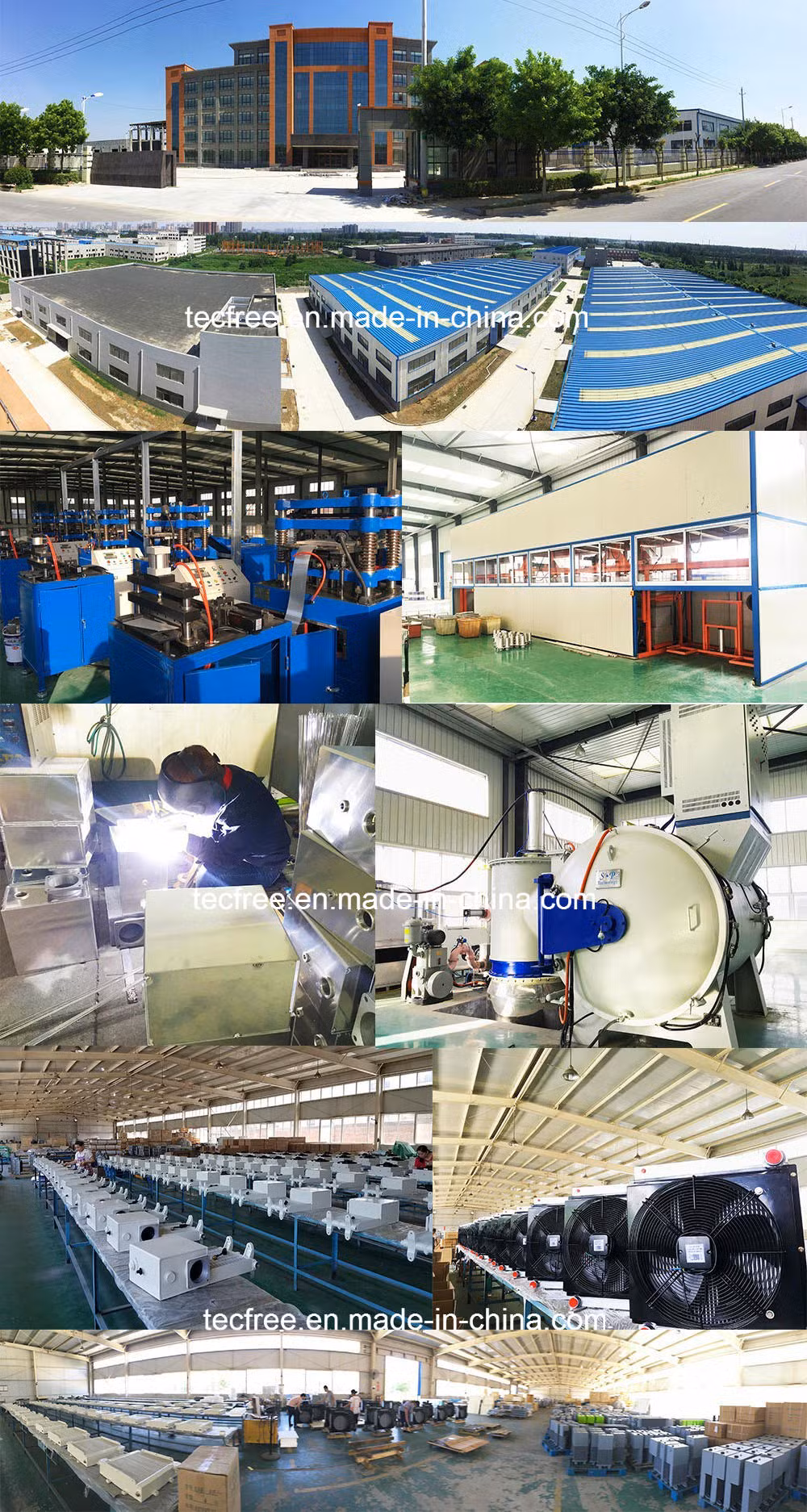 Aluminum Air Motor Aftercooler for Screw Air Compressor