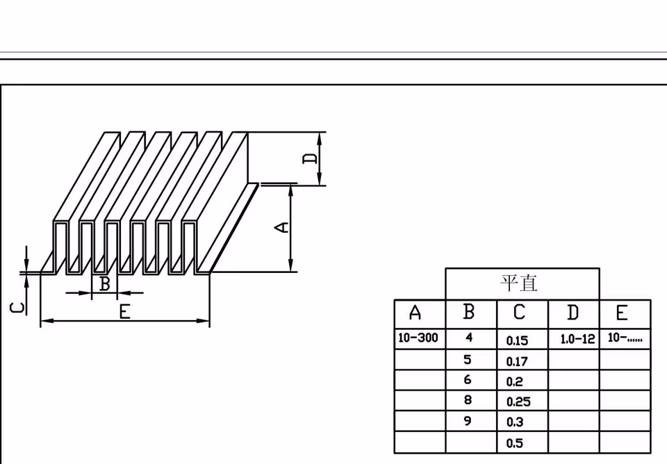 External Fin of Oil Cooler &Intercooler / Outside Fin for Radiator