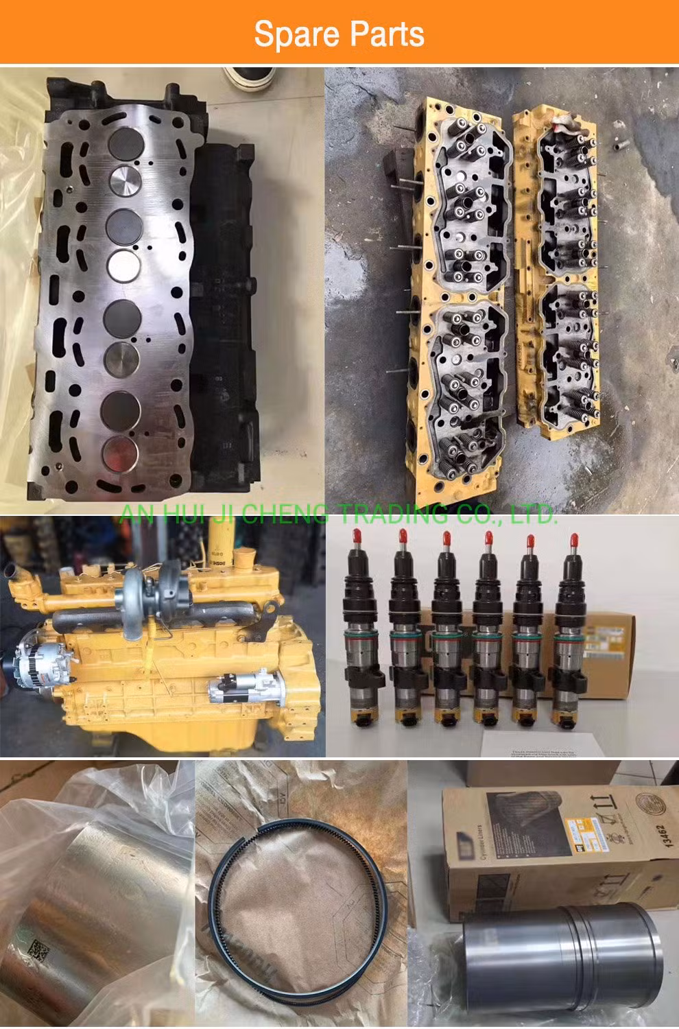 Excavator 3406 Diesel Engine Parts Oil Cooler for Caterpillar 7c3039