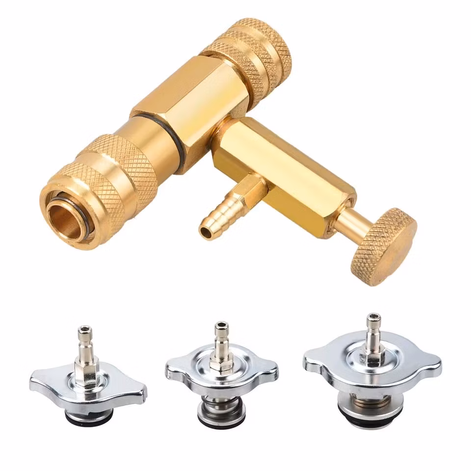 Universal Radiator Pressure Gauge Pressure Tester Vacuum Type Cooling System Test Detector Kits Car Repair Tools