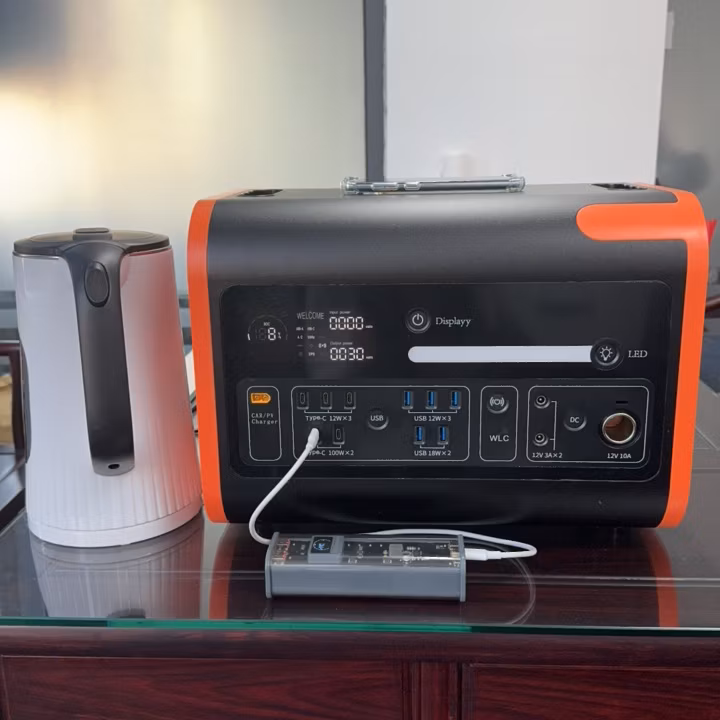 Longer Life 2200W Solar Generator for Home Emergency Electric Portable Power Station