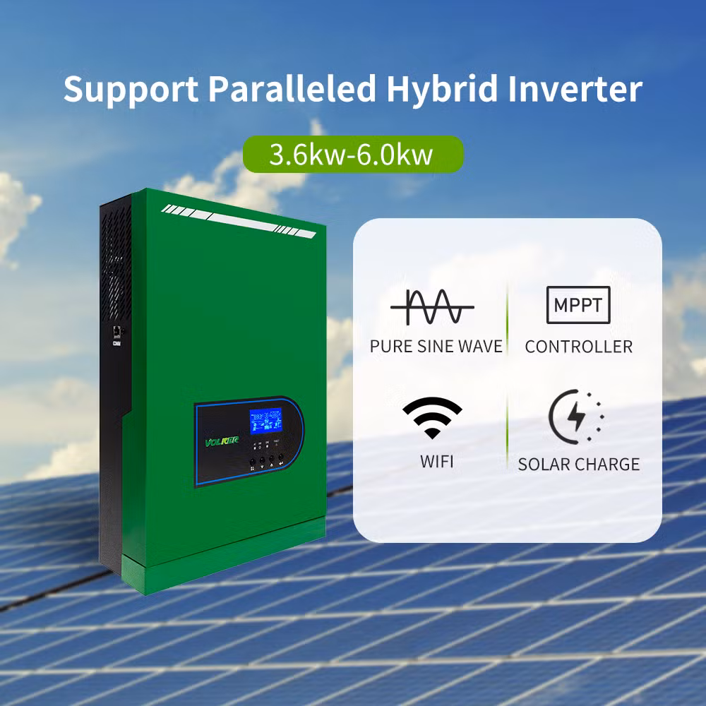 Factory Price 2kw 3kw 4kw 5kw 6kw 8kw 10kw on/off-Grid Solar Hybrid Inverter Power Inverter for Solar Panel Power System