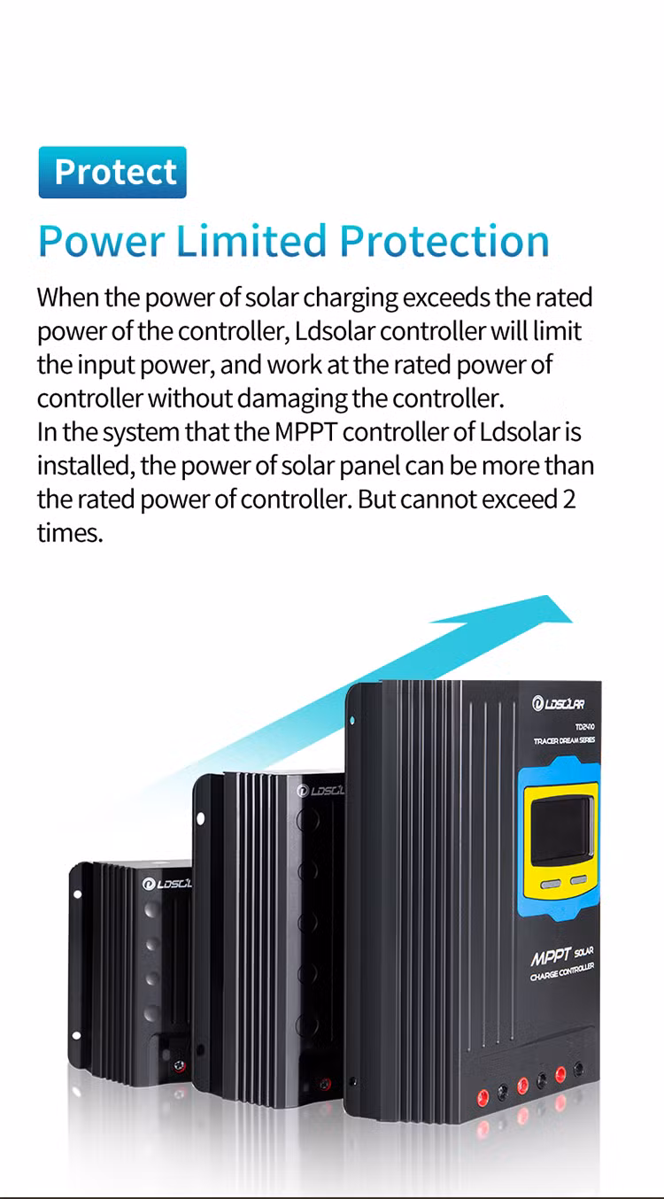 Ldsolar 24V30A MPPT Solar Charge Controller for Solar Power System