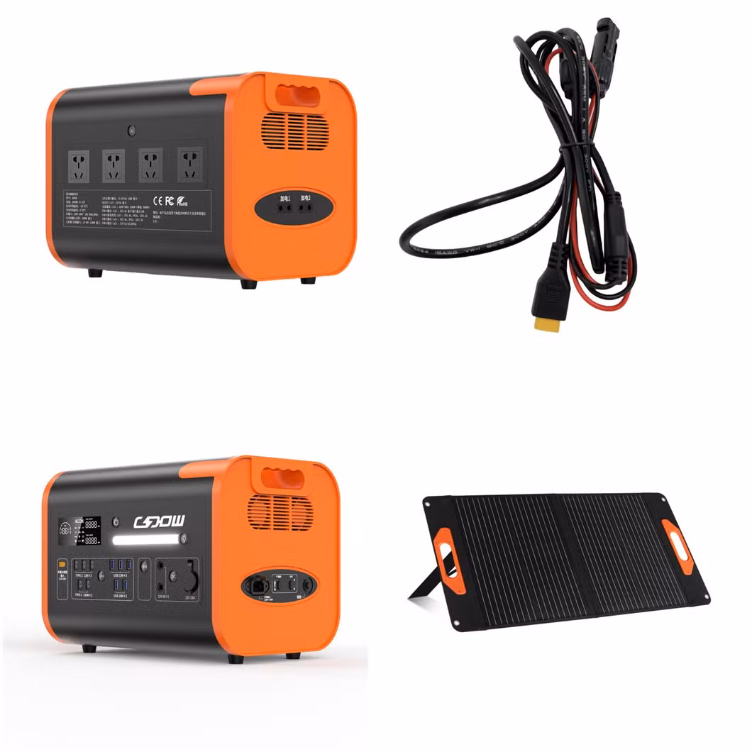 Longer Life 2200W Solar Generator for Home Emergency Electric Portable Power Station