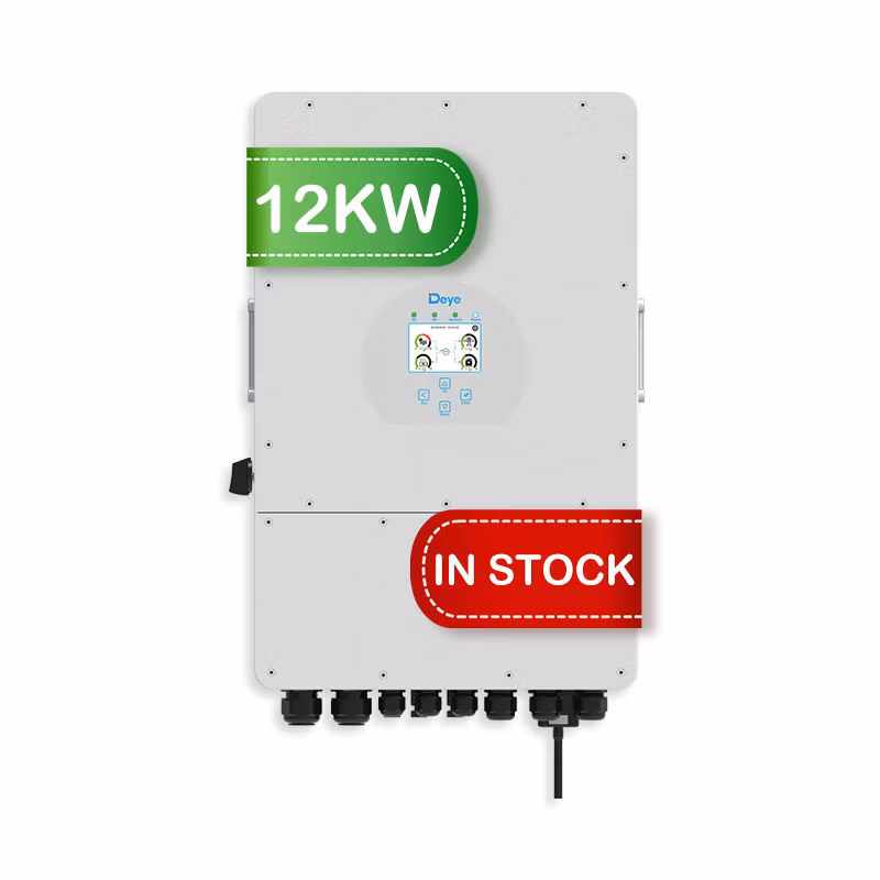 Hybrid Solar Inverters Split Phase Deye Sun-8K-Sg01lp1-Us 5kw 6kw 12kw with WiFi in Stock