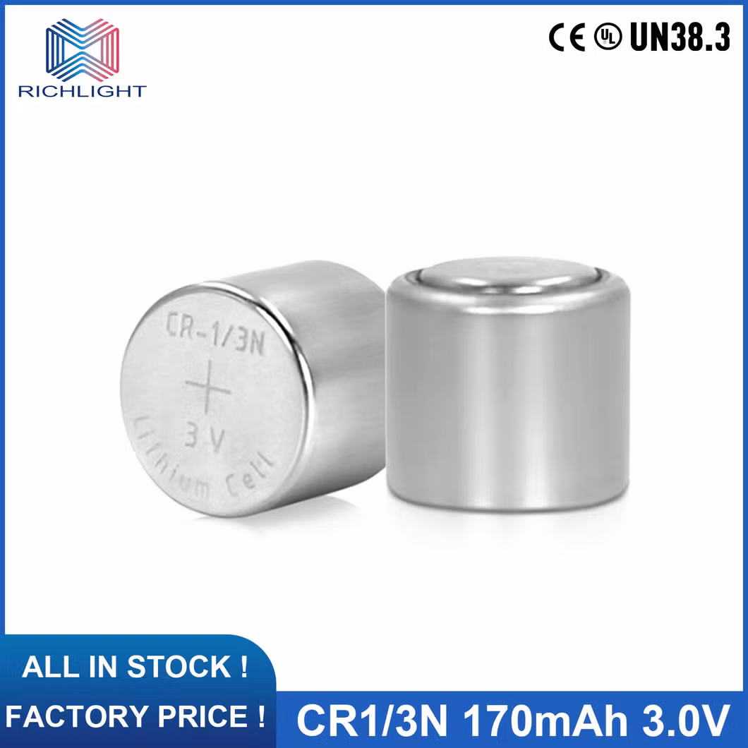 Cr1/3n*5 Lithium Ion Button Replacement Coin Cell Storage Solar Power Panel System LiFePO4 Station 18650 Battery