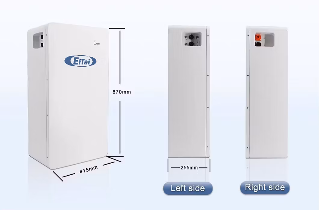 Eitai 51.2V 314ah 16kwh LiFePO4 Lithium Battery Solar Energy Storage Wheels Handle