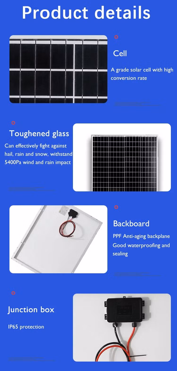 48V Solar Power Panels 550W Poly Solar Panel 610W 620W 630W Polycrystalline Solar Panels Cost 1000W Price for Home Electricity