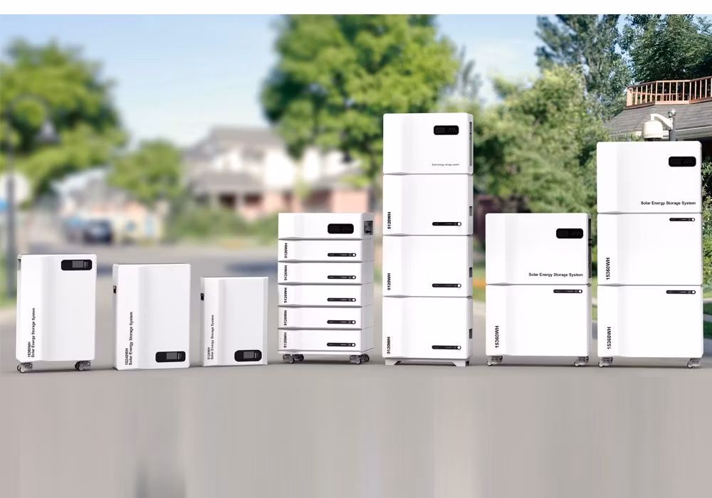 5120wh Home Energy Storage Stackable Battery with Pure Sine Wave Inverter