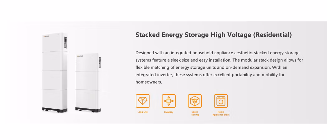 Rechargeable High Voltage Stack LFP Battery Pack 300V 15kwh Home Industrial Solar Power Energy Storage