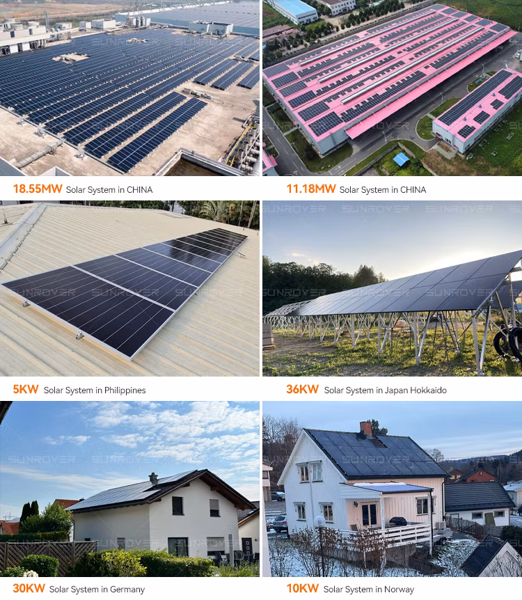 Sunrover High Output Cost Effective Solar Panel 580W 585W 590W Home Use Solar Panel