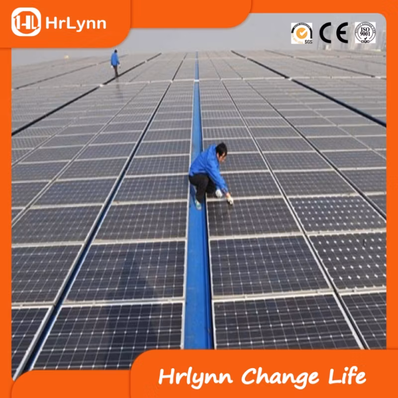 Modern Design Africa Warehouse 450W 550W Single Solar Panel Roof Tile Photovoltaic